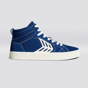 CATIBA PRO Cariuma High Top Canvas Hombre Azules | CSMYUB621