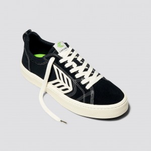 CATIBA PRO Cariuma Low Top Canvas Hombre Negras | TWARMS158