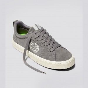 CATIBA PRO Cariuma Low Top Suede Hombre Gris | DTWNQG307