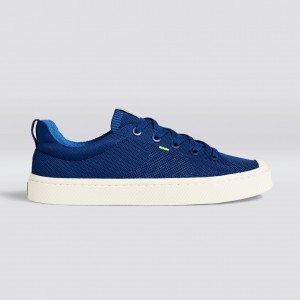 IBI Cariuma Low Top Bamboo Weave Knit Mujer Azules | KIWHCD062