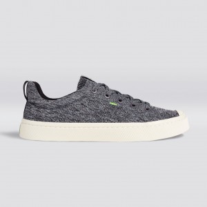 IBI Cariuma Low Top Bamboo Weave Knit Vegan Mujer Gris | YVQAMB326