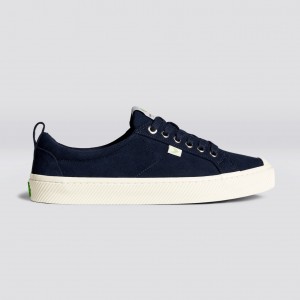 OCA LOW Cariuma Low Top Suede Hombre Azules | UNOYTG280