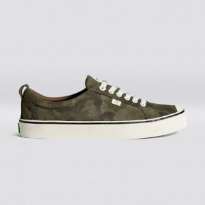 OCA LOW Cariuma Low Top Suede Mujer Camouflage | OBKAJY950