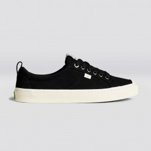 OCA LOW Cariuma Low Top Suede Mujer Negras | ZAMNBD617