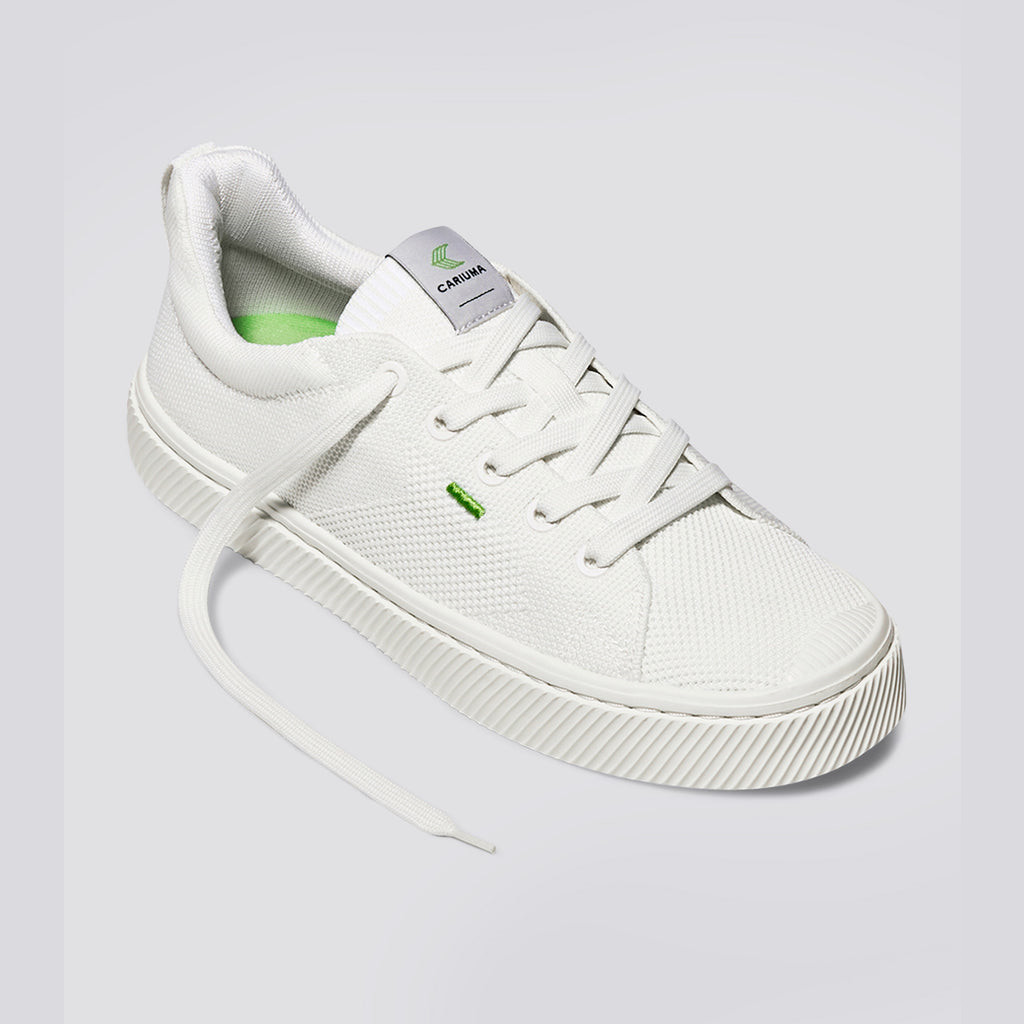 IBI Cariuma Low Top Bamboo Weave Knit Mujer Off-White | CDXAUR805