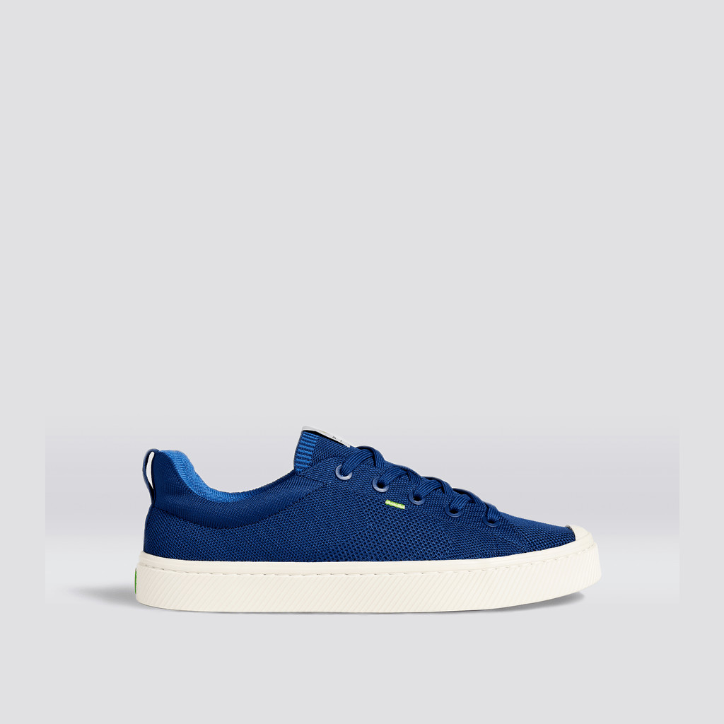 IBI Cariuma Low Top Bamboo Weave Knit Mujer Azules | KIWHCD062