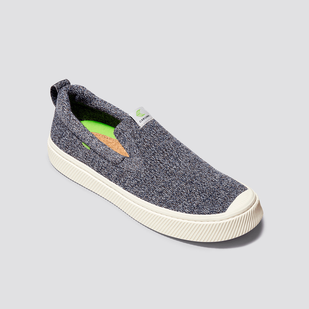 IBI Slip-On Cariuma Low Top Bamboo Weave Knit Vegan Mujer Gris | WGYODS528