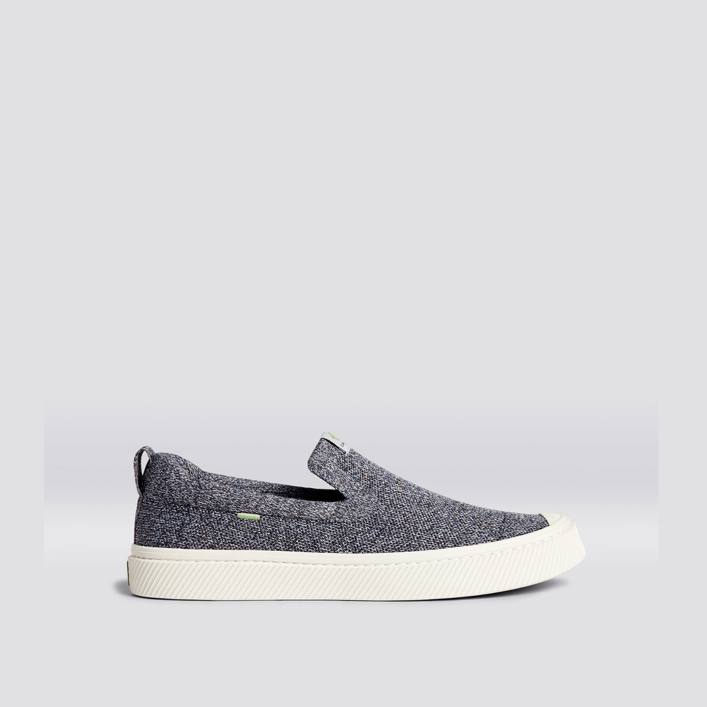 IBI Slip-On Cariuma Low Top Bamboo Weave Knit Vegan Mujer Gris | WGYODS528