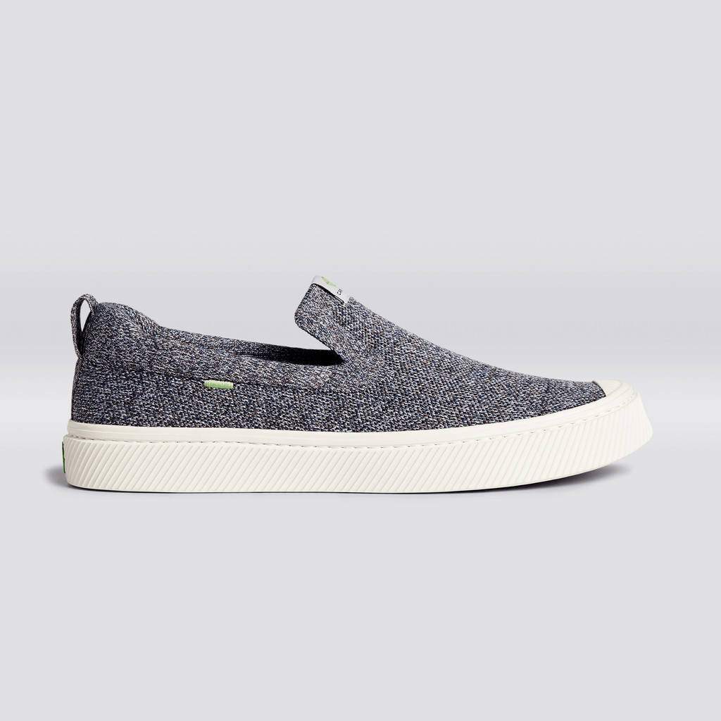 IBI Slip-On Cariuma Low Top Bamboo Weave Knit Vegan Mujer Gris | WGYODS528