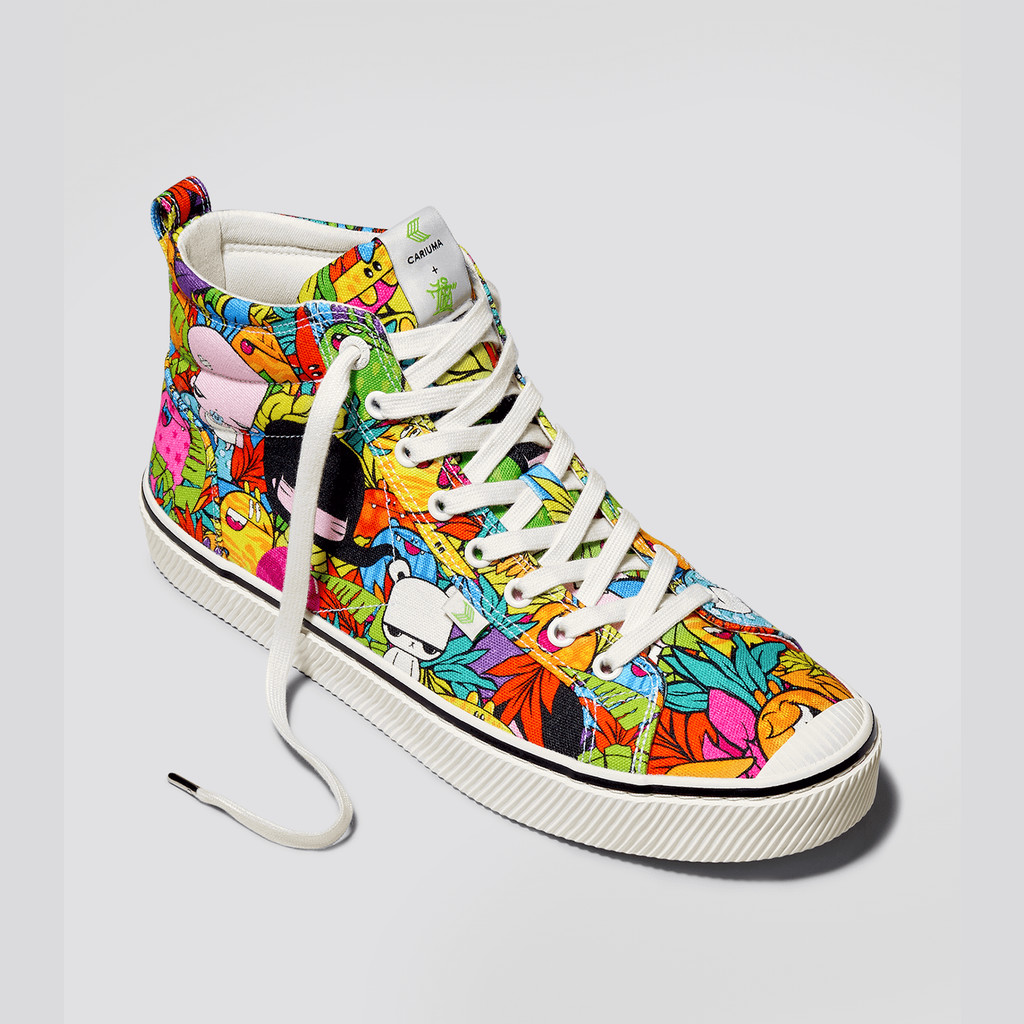 OCA HIGH Cariuma High Top Canvas Hombre OCA High Toz Print | NZVHKS472