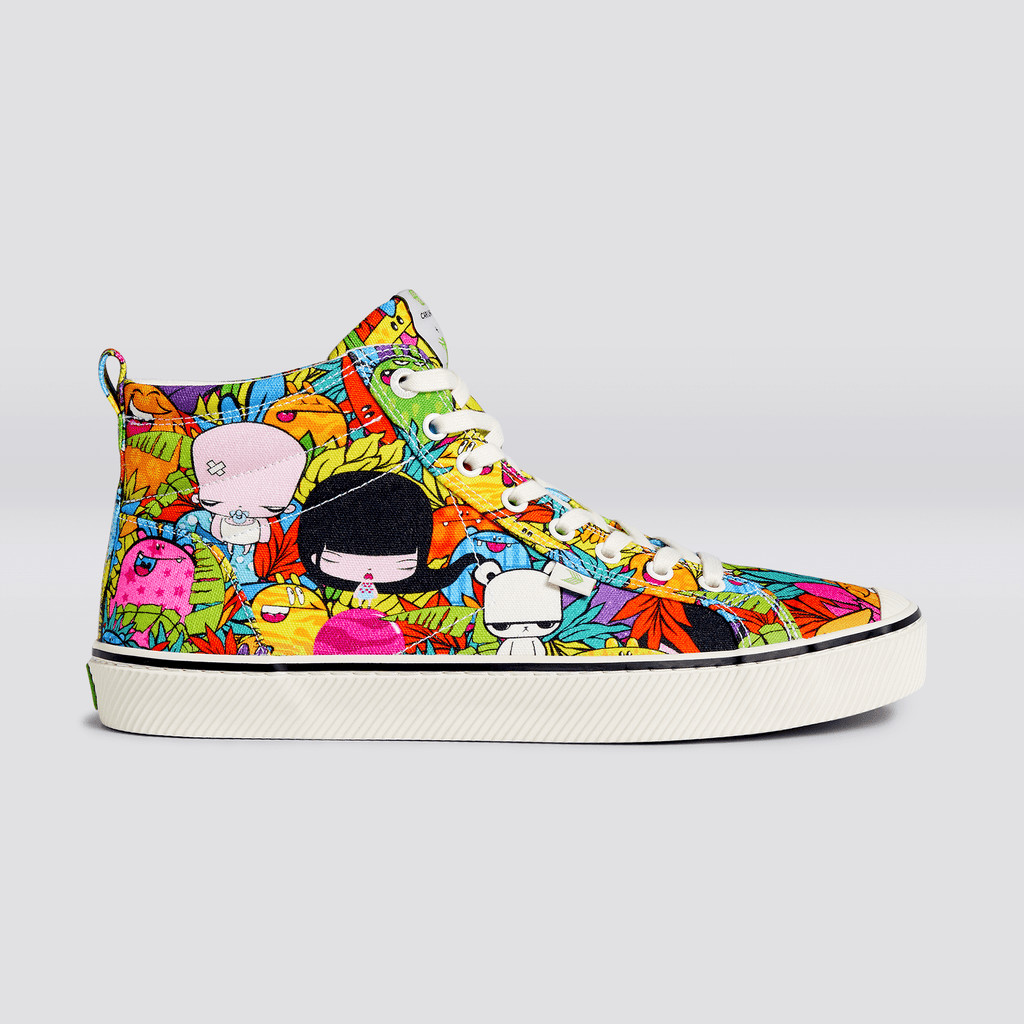 OCA HIGH Cariuma High Top Canvas Hombre OCA High Toz Print | NZVHKS472