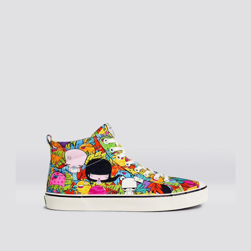 OCA HIGH Cariuma High Top Canvas Mujer OCA High Toz Print | ETNQKJ269