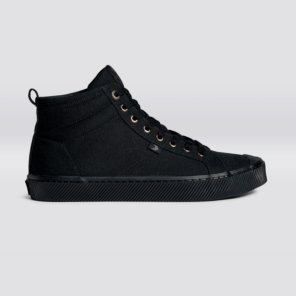 OCA HIGH Cariuma High Top Canvas Vegan Mujer Negras | TOFWPK769