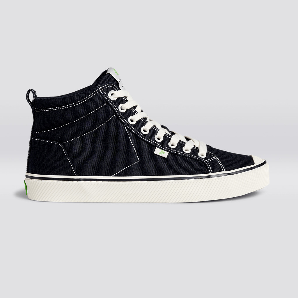 OCA HIGH Cariuma High Top Canvas Vegan Mujer Negras | GSLURV501