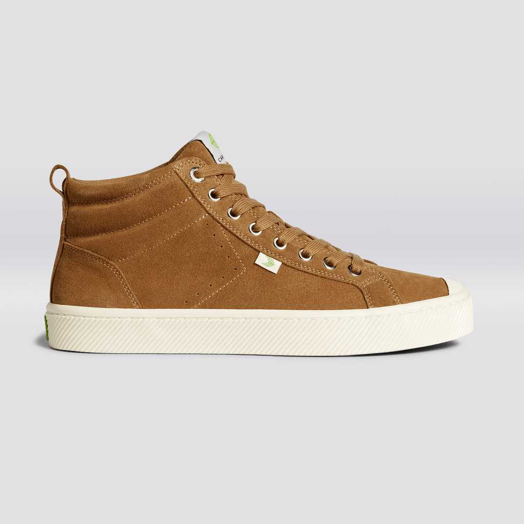 OCA HIGH Cariuma High Top Suede Hombre Camel | XLPAIF546