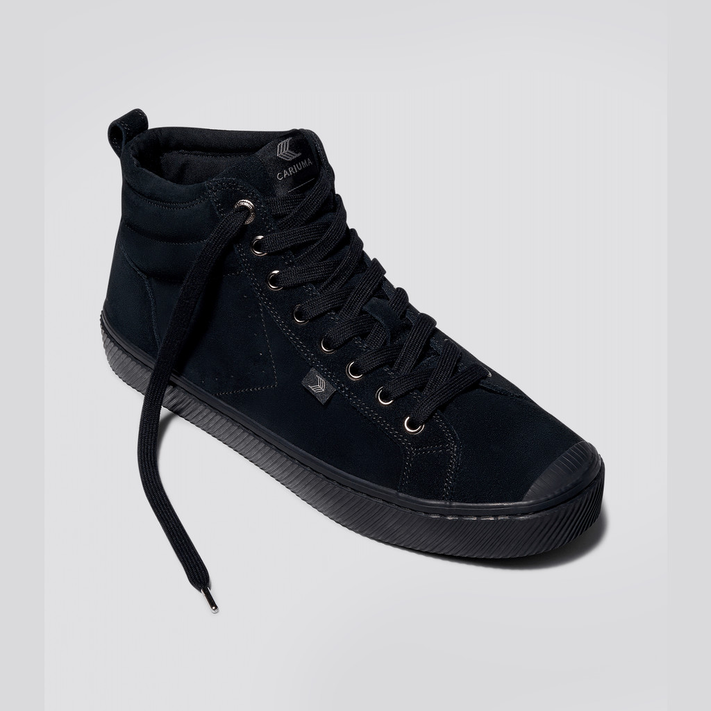 OCA HIGH Cariuma High Top Suede Hombre Negras | UJTARS798