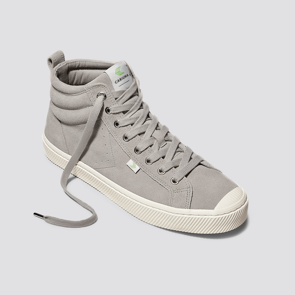 OCA HIGH Cariuma High Top Suede Mujer Gris | ZXEOPD752