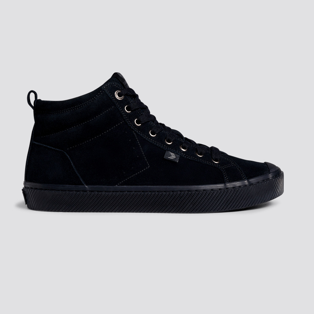 OCA HIGH Cariuma High Top Suede Mujer Negras | NTICFD053