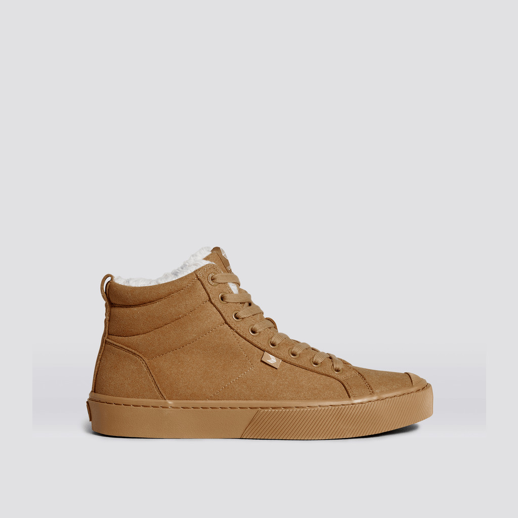 OCA HIGH Cariuma High Top Suede Vegan Hombre All Camel | MLSGDJ490