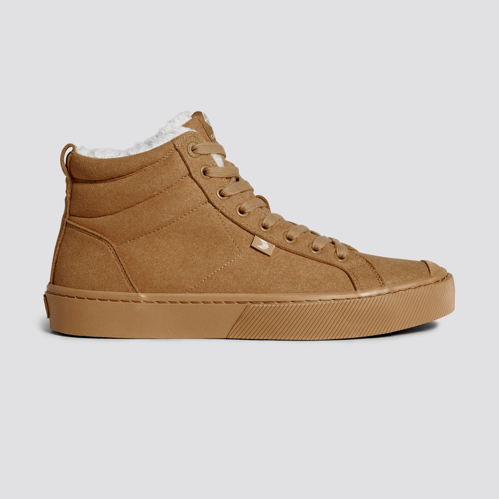 OCA HIGH Cariuma High Top Suede Vegan Hombre All Camel | MLSGDJ490