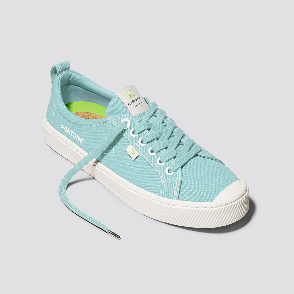 OCA LOW Cariuma Low Top Canvas Mujer Azules | XMPRWL986