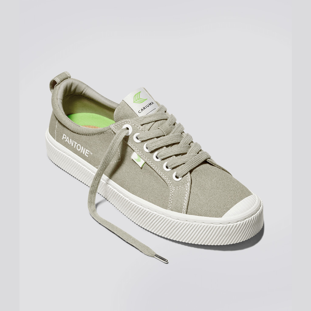 OCA LOW Cariuma Low Top Canvas Mujer Plaza Taupe | IUSOGN245