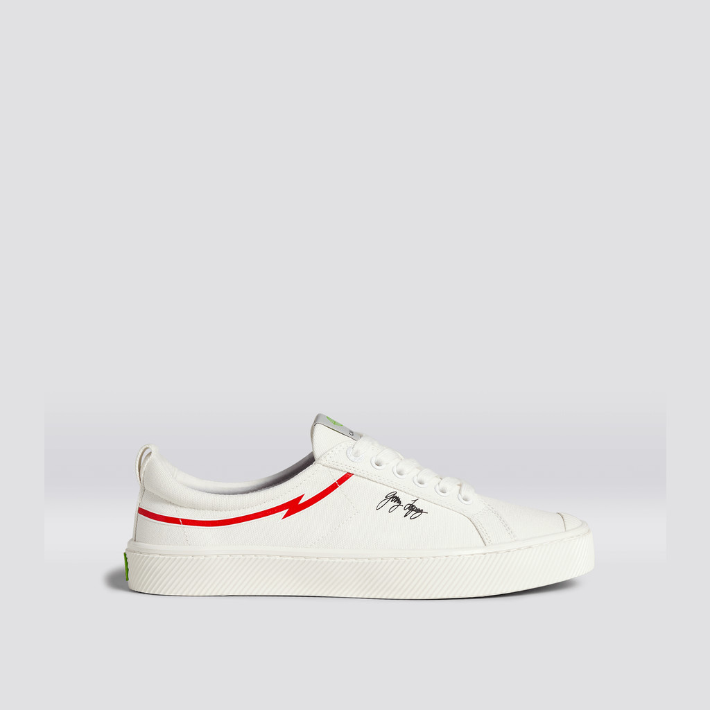 OCA LOW Cariuma Low Top Lona Vegan Hombre Off-White | ZJBDWL206