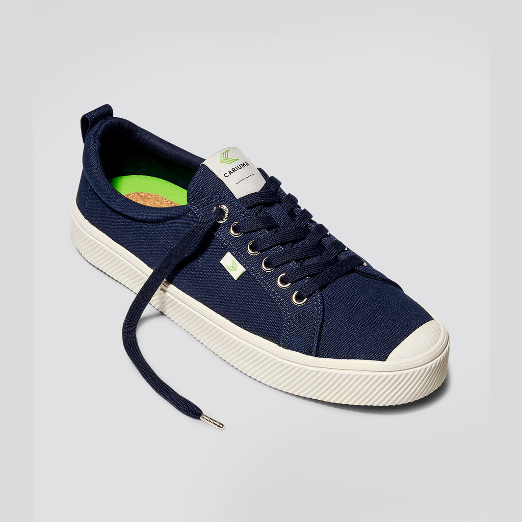 OCA LOW Cariuma Low Top Lona Vegan Hombre Azules | NJCAUE329