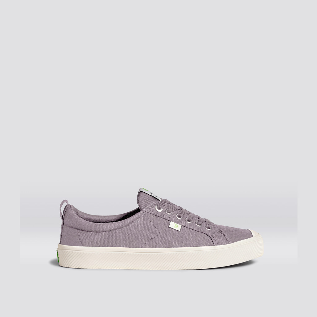 OCA LOW Cariuma Low Top Lona Vegan Mujer Gris | QHVJIU310