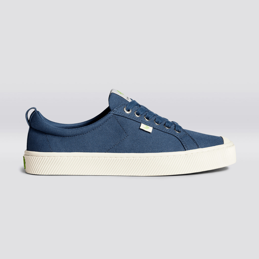 OCA LOW Cariuma Low Top Lona Vegan Mujer Azules | XUBERP582