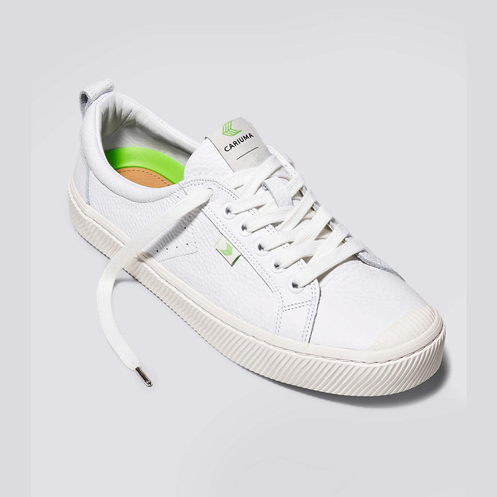 OCA LOW Cariuma Low Top Premium Leather Mujer Blancas | TOHYWP430