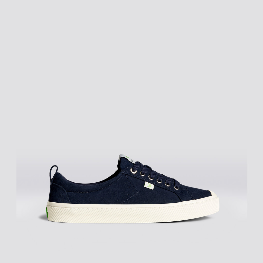 OCA LOW Cariuma Low Top Suede Hombre Azules | UNOYTG280