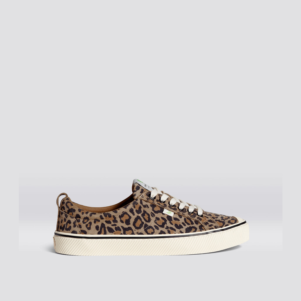 OCA LOW Cariuma Low Top Suede Hombre Leopardo | NPIXOC968