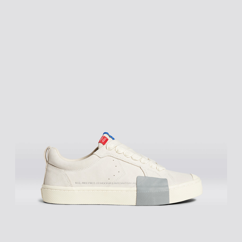 OCA LOW Cariuma Low Top Suede Hombre Off-White Vintage | BEHQWY396