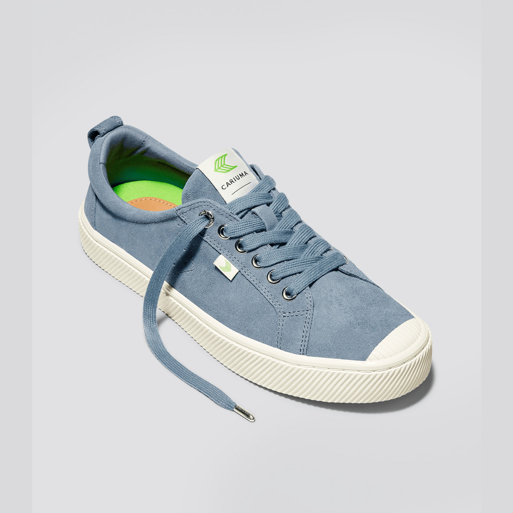 OCA LOW Cariuma Low Top Suede Mujer Azules | CMLVRZ415