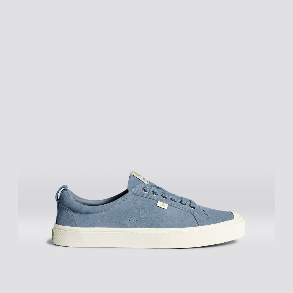 OCA LOW Cariuma Low Top Suede Mujer Azules | CMLVRZ415